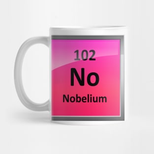 Nobelium Element Symbol - Periodic Table Mug